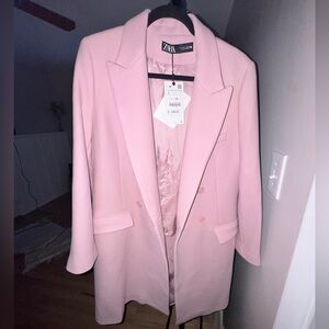 Zara Women's Blush Pink Blazer